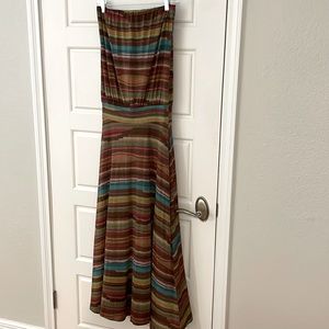 Veronica M strapless maxi sundress, size S